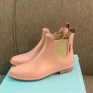 Women's Pink Chelsea Rain Boots